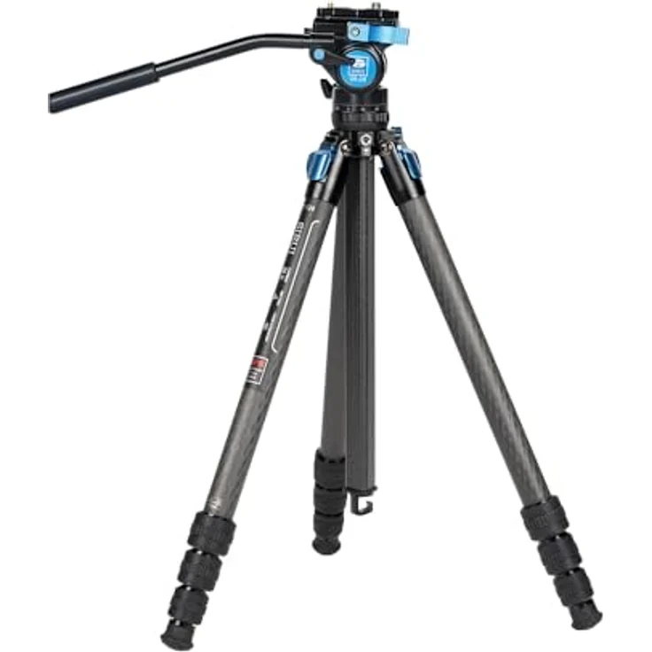 SIRUI ST-124 Superb Travel Dreibeinstativ Carbon mit Videokopf VA-5 ST-Serie – Bild 5