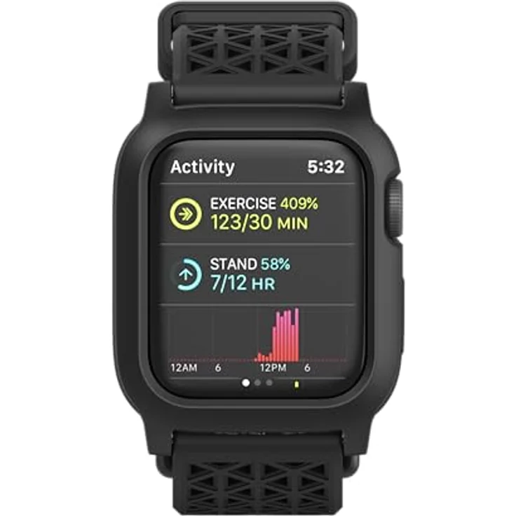 Catalyst Impact Protection Case Apple Watch 40mm (SE/6/5/4) - Kompakte stoßfeste Schutzhülle, Stealth Black – Bild 3