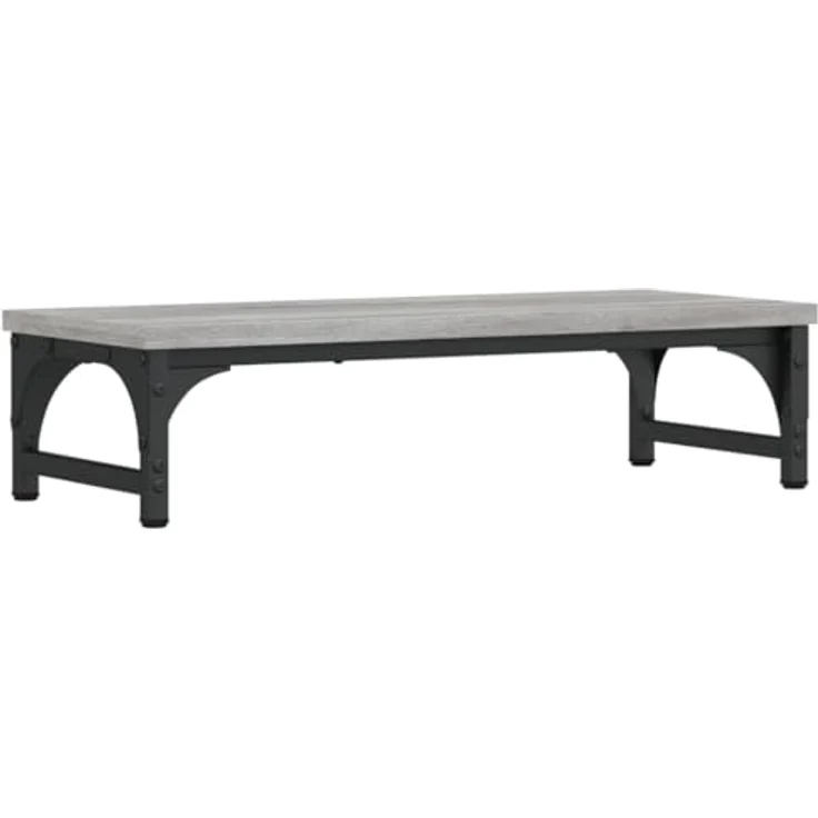 vidaXL Monitorständer Grau Sonoma 55x23x14 cm Holzwerkstoff mit ergonomischem Design – Bild 6