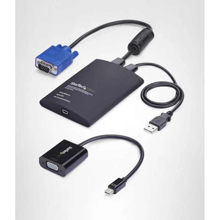 StarTech.com Portable Laptop Crash Cart Adapter KVM Switch mit USB/VGA/Mini DisplayPort, 1 Port, TAA-konform – Bild 10