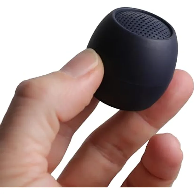 Boompods Zero Ocean Tragbarer Bluetooth Lautsprecher, IPX6 Wasserdicht, 5+ Std Spielzeit, Mikrofon & Dual Pairing, Schwarz