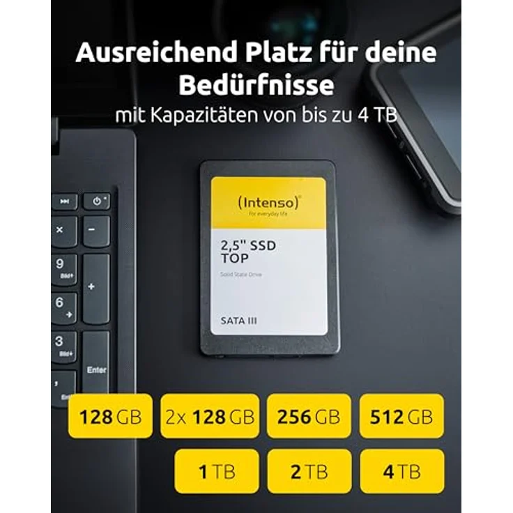 Intenso 6.3 cm (2,5") 4TB SSD SATA III, interne Solid State Drive mit bis zu 550 MB/s Lesegeschwindigkeit – Bild 4