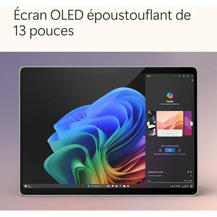 Microsoft Surface Pro | Copilot+ PC | 13” OLED Touchscreen | Snapdragon® X Elite | 16GB RAM | 1TB SSD | neuestes Modell, 11. Edition | Platin – Bild 3