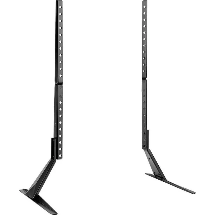 my wall Universal Standfuß für Flachbildschirme TV-Standfuß, höhenverstellbar, schlankes Design, VESA-Schienen, HP 49L, schwarz