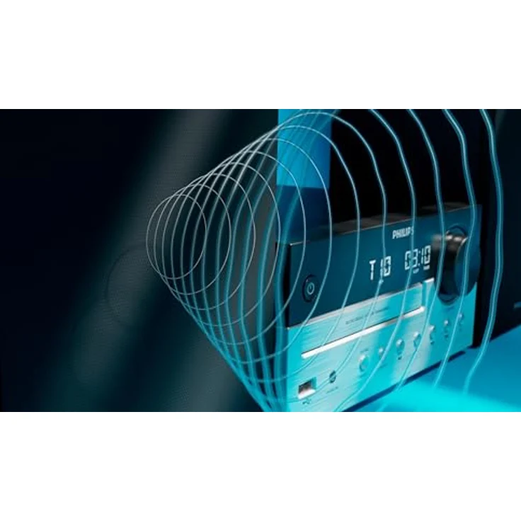 Philips TAM4205M2 Stereoanlage, UKW-Radio mit RDS, 80 W, kompakte Größe, Auracast™ Streaming – Bild 7