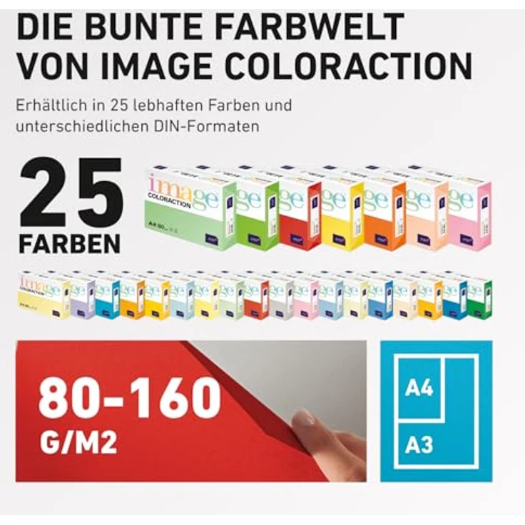 Image Coloraction - farbiges Kopierpapier Stockholm (Tiefblau) 80g-m² A4 - Paket zu 500 Blatt – Bild 8