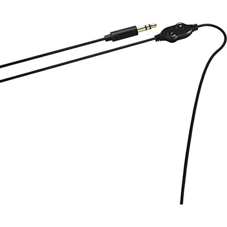 Thomson Headset mit Mikrofon und langem Kabel (Stereo-Kopfhörer für PC oder TV, Over-Ear Ohrhörer mit Lautstärkeregeler, 8 m Kabel, 3,5 mm Klinkenkabel, 6,35 mm Adapter), schwarz – Bild 5