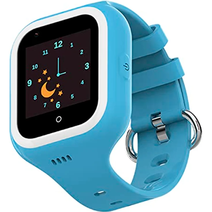 SaveFamily Relojes con GPS Iconic Plus 4G Kinder Smartwatch, Videoanruf, Anrufer identifizieren, Musik, Bluetooth, App Store, Whatsapp, GPS, Kamera, SOS, Wasserdicht - Blau – Bild 1