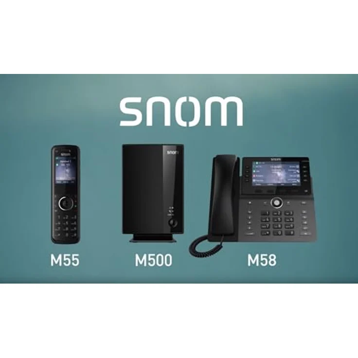 SNOM M58, Schnurloses DECT-Erweiterungstelefon mit Bluetooth, Rufnummernanzeige und beleuchteten Tasten – Bild 7