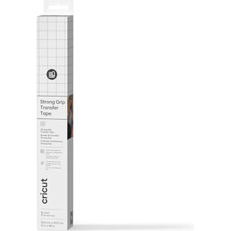 Cricut StrongGrip Transfer Tape, 30.5 x 121.9 cm, starke Klebekraft für präzise Stanzanwendungen – Bild 1