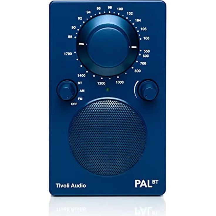 Tivoli Audio PAL BT Tragbares FM-/AM-Radio Bluetooth (blau) mit 16 Stunden Akkulaufzeit