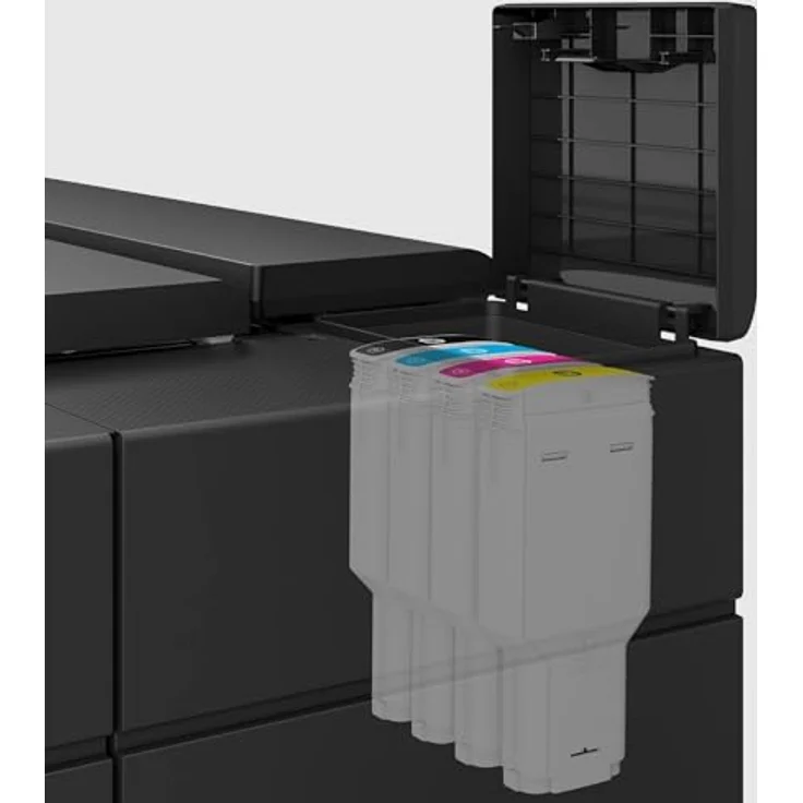 HP DesignJet T850 91 cm (2Y9H0A) Großformatdrucker, 2400x1200 dpi, 90 A1-Drucke/Stunde, Wi-Fi, Ethernet, USB, Schwarz – Bild 3