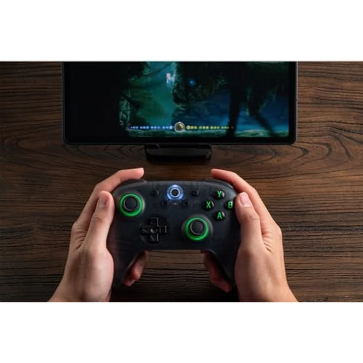 8BITDO Ultimate 2C Wireless T Gaming Controller, Transparent schwarz, Bluetooth, anpassbare Schnellauslöser, Hall-Effekt-Joysticks, Vibrationsfeedback für Nintendo Switch 2 – Bild 9