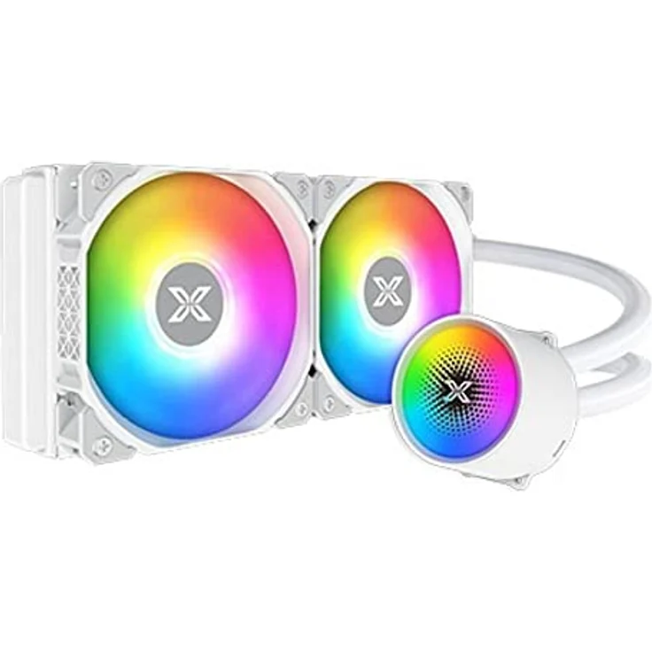 Xigmatek Kit Watercooling Liquid Killer X RGB - 240mm, CPU Wasserkühler, Weiss – Bild 1
