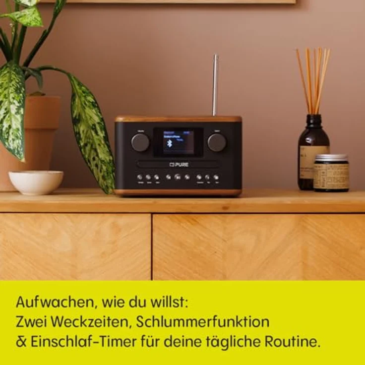 Pure Classic C-D4, Radio in Coffee Brown/Walnut EU/UK mit hochwertigem Klang – Bild 6