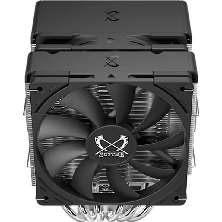 Fuma 3 CPU-Luftkühler, Intel LGA1700, LGA1151, AMD AM5/AM4/Ryzen 120 mm, Dual Towers, Schwarze obere Abdeckung – Bild 2