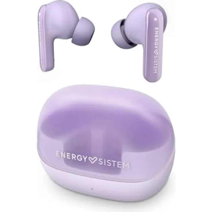 Energy Sistem Serenity ANC, True Wireless Earphones mit aktiver Geräuschunterdrückung und integriertem Mikrofon, kabellos, Lavendel