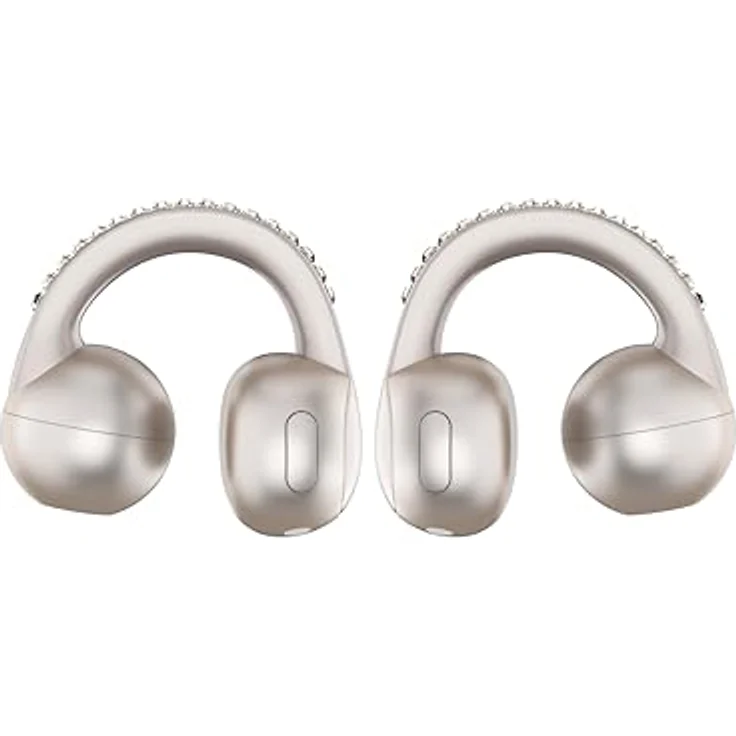 Motorola Moto Buds Loop - Kabellose Kopfhörer mit ANC, 8 Stunden Akkulaufzeit, in Bronze mit Swarovski-Kristallen – Bild 5