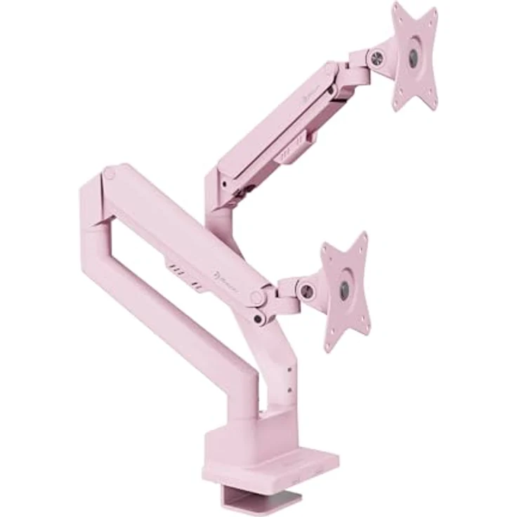 Arozzi Alzare Neo Duo Gas, Monitorarm für zwei Monitore, vollständig verstellbar, 32", violett – Bild 2