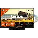 Lenco DVL-2483 24-Zoll Smart TV Full HD - Fernseher mit integriertem DVD-Player - 12 V Kfz- Adapter - Netflix, YouTube & WLAN - Bluetooth - HDMI - Ethernet - schwarz