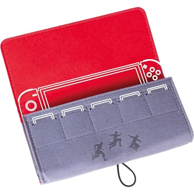 Freaks And Geeks Assassin's Creed, Filztasche für Nintendo Switch, Stauraum für Konsole, Joy-Cons, Griff und 5 Spiele, 27x13x2.5 cm – Bild 5