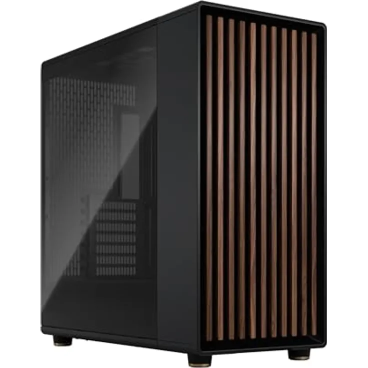 Fractal Design North XL Charcoal Black TG- three 140mm Aspect PWM fans included- Type C USB- EATX airflow full tower PC gaming case