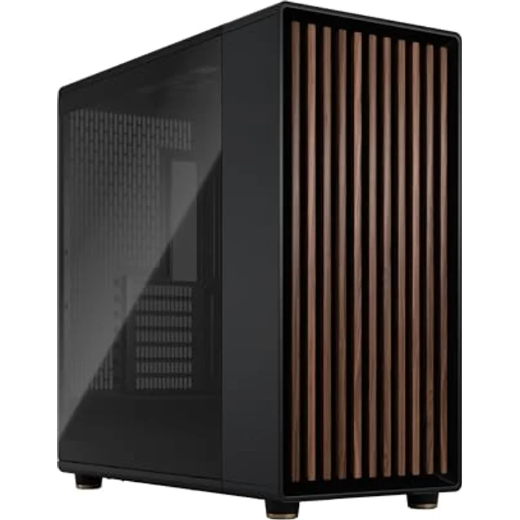 Fractal Design North XL Charcoal Black TG- three 140mm Aspect PWM fans included- Type C USB- EATX airflow full tower PC gaming case – Bild 1