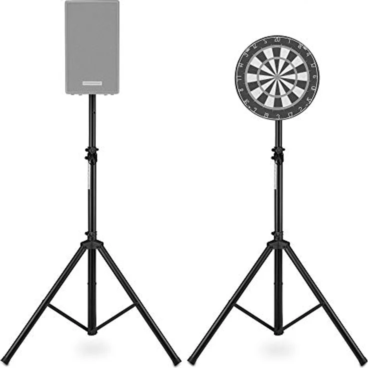 Pronomic 2x SPS-1S Boxenstativ aus Stahl - Extra breite Dreibein-Konstruktion - Höhe 120-193 cm - Schwarz - Inkl. Tasche – Bild 3