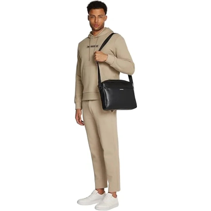 Calvin Klein CK Must Laptoptasche, 37 cm, schwarz, 100% Polyurethan, kompakt und modern – Bild 4