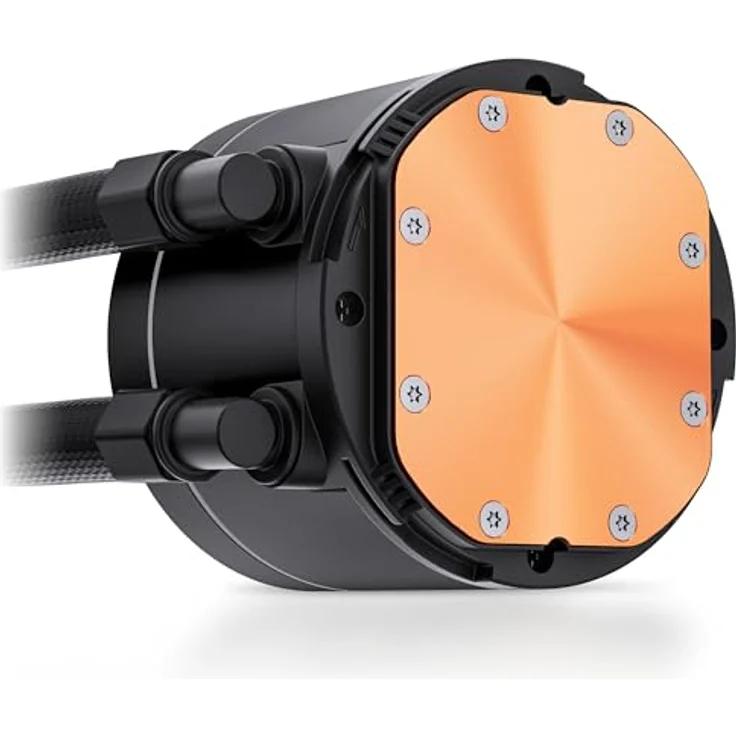 Jonsbo TH-240B, All-in-One-Wasserkühlung mit 240-mm-Aluminium-Radiator, RGB-Lüftern und LED-Display, Schwarz – Bild 7