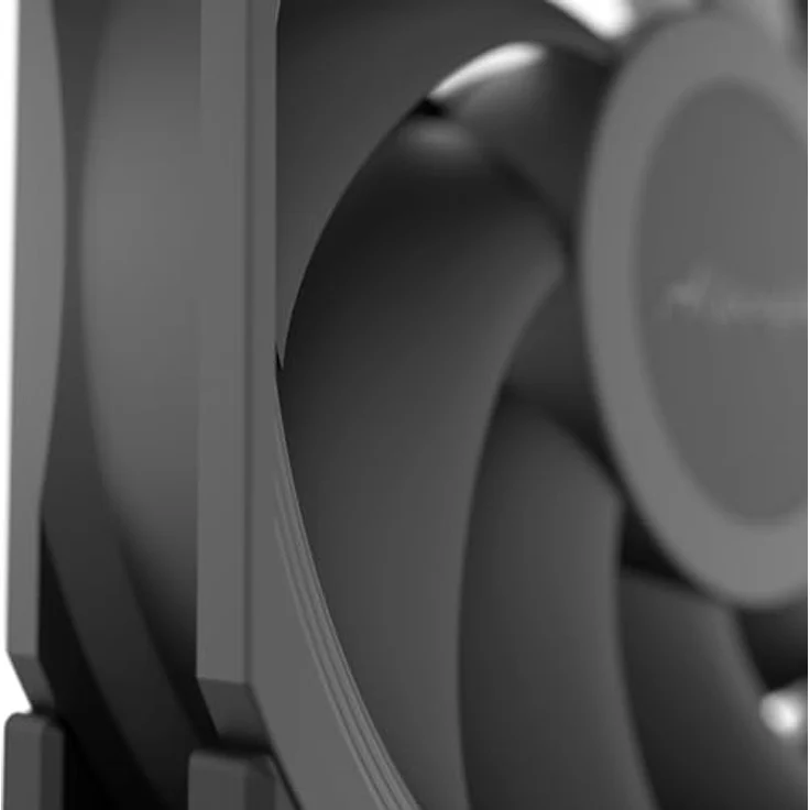 Alpenföhn 120 Jetstream PWM-Lüfter - schwarz, besonders leise mit max. 1.600 U/min bei 22,8 dB(A) – Bild 9