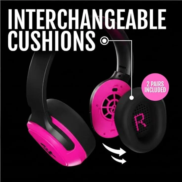 H2O Audio Betty x RIPT Ultra Over-Ear-Sport-Kopfhörer, aktive Geräuschunterdrückung, 50 Stunden Akkulaufzeit, schweißfestes Silikon und Leder, kabellos – Bild 5
