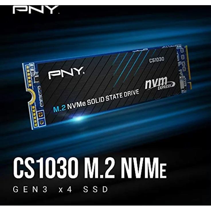 PNY CS1030 1TB M.2 NVMe PCIe Gen3 x4, 2100MB/s Lesegeschwindigkeit, 1700MB/s Schreibgeschwindigkeit Internal Solid State Drive (SSD) – Bild 2