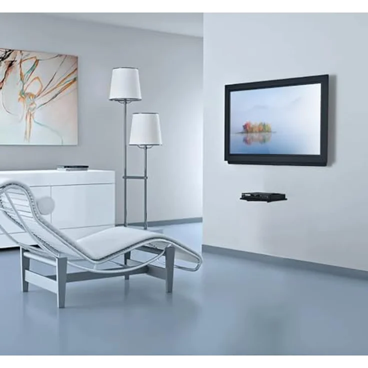 Glass And Aluminum Dvd Shelf – Bild 6