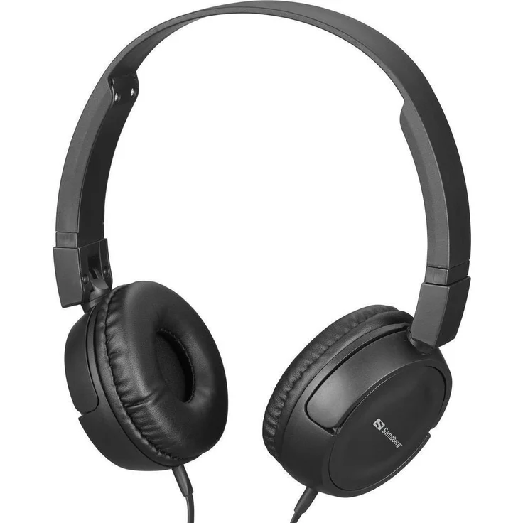 Sandberg Saver MiniJack HeadPhoneTravel Kabelgebundene Kopfhörer Kopfband Travel Schwarz