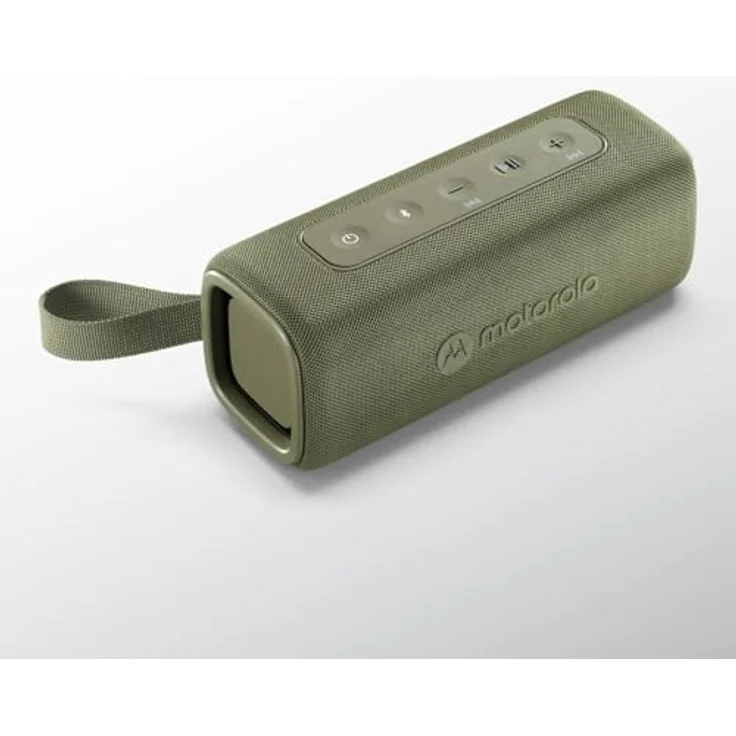 Motorola ROKR 600, kabelloser Bluetooth-Lautsprecher mit 30-W-Sound, IP67 wasser- und staubabweisend, Broadcast-Funktion für 20+ Lautsprecher, 6 Stunden Spielzeit, Grün – Bild 1