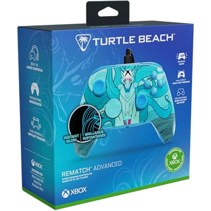 Turtle Beach Rematch Advanced Wired Controller, Ergonomisches Design mit Hall-Effekt-Hair-Triggern, Mehrfarbig für PC und Xbox One S/X – Bild 16