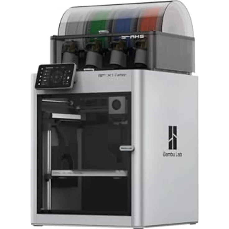 BAMBULAB Bambu Lab X1-Carbon + AMS (Combo) 3D-Drucker - X1CC, Bivolt, mit erweiterter Materialauswahl und Farbdruckoption bis zu 16 Farben – Bild 1