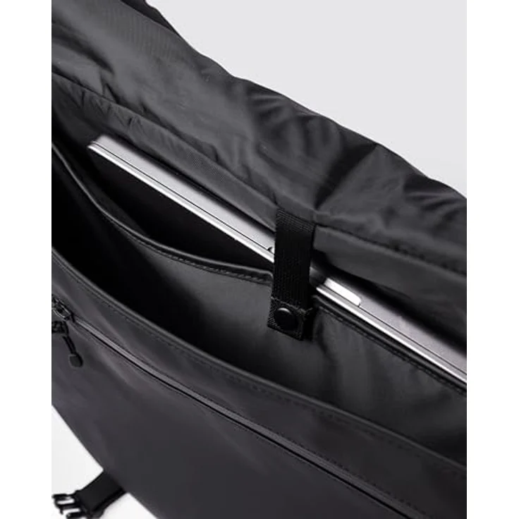 Sandqvist Stream Messenger, Laptop-Tasche mit 44 cm Fach, 100% Polyester, schwarz – Bild 7