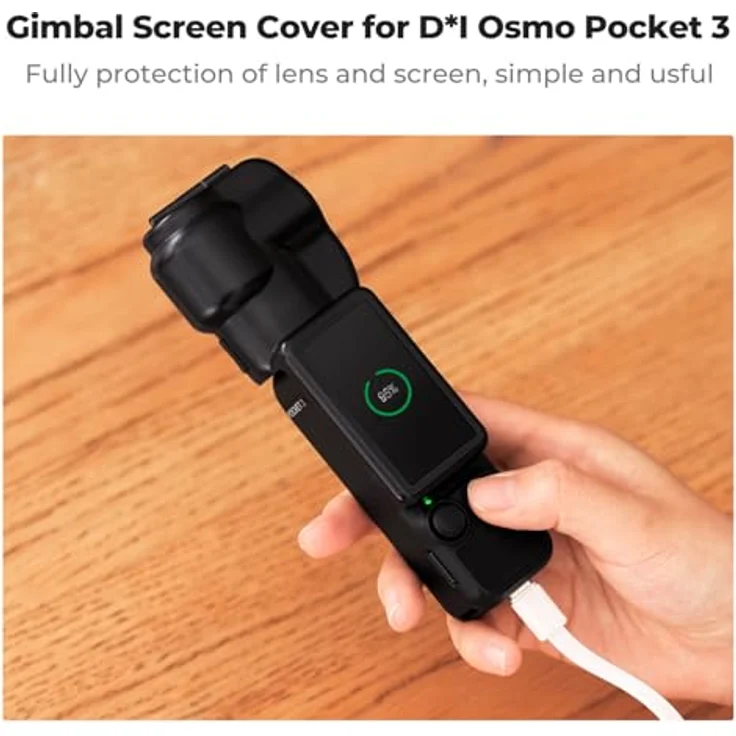K&F CONCEPT Schutzhülle für DJI Osmo Pocket 3, Gimbalschutz mit Objektiv- und Bildschirmschutz, leicht und tragbar, hochwertiger Kunststoff – Bild 2