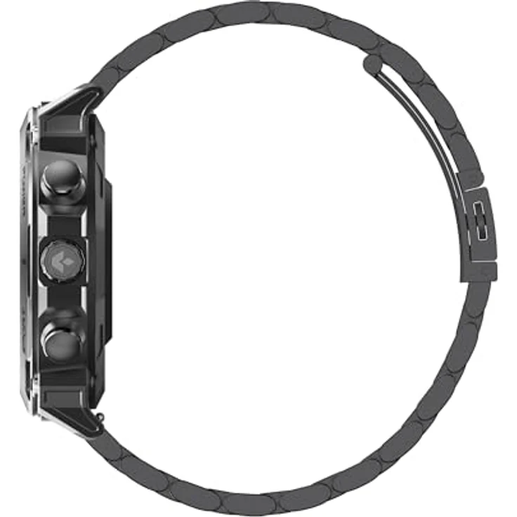 Garett Smartwatch Atom Black Steel, Sport-Smartwatch mit Health-Tracking und Benachrichtigungsfunktion, schwarz – Bild 4