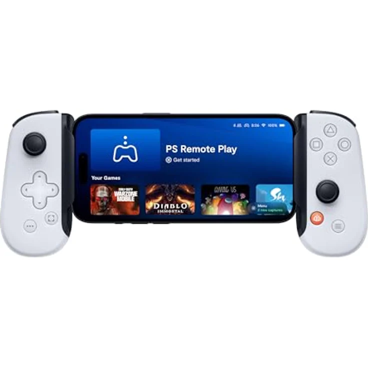 BACKBONE One Mobiler Gaming-Controller für das Android & iPhone 15 Series (USB-C) - PlayStation Edition - 2nd Gen - Schwarz - Spiele Xbox, PlayStation & mehr – Bild 1
