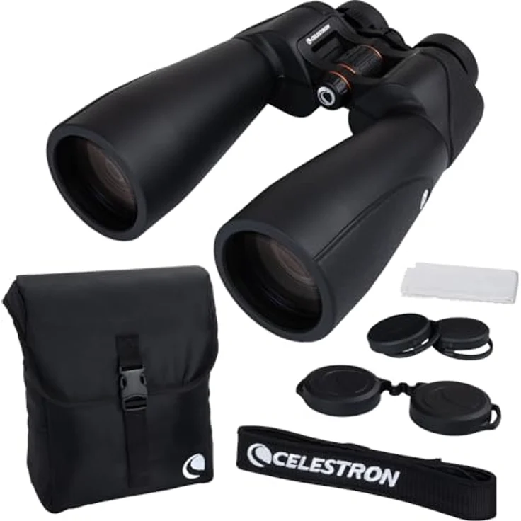 Celestron SkyMaster Pro ED 15x70 Astronomie-Fernglas mit ED-Glas, großer Blende und XLT-Beschichtung, Schwarz – Bild 1