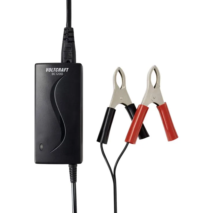 VOLTCRAFT Bleiakku-Ladegerät BC1200, 6 V, 12 V, 24 V, max. Ladestrom 1.2 A
