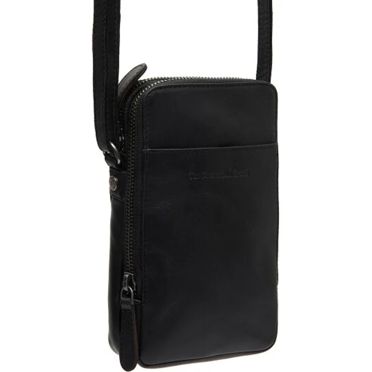 The Chesterfield Brand Alesund Handytasche, 100% Leder, 11 cm x 4.5 cm x 19 cm, schwarz