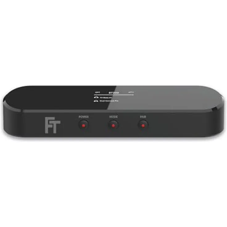 FeinTech BT200 Bluetooth® 5.4 Audio Transmitter, aptX, Auracast, SPDIF-Passthrough, OLED-Display, USB-Audio