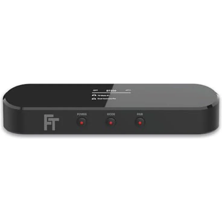 FeinTech BT200 Bluetooth® 5.4 Audio Transmitter, aptX, Auracast, SPDIF-Passthrough, OLED-Display, USB-Audio – Bild 1
