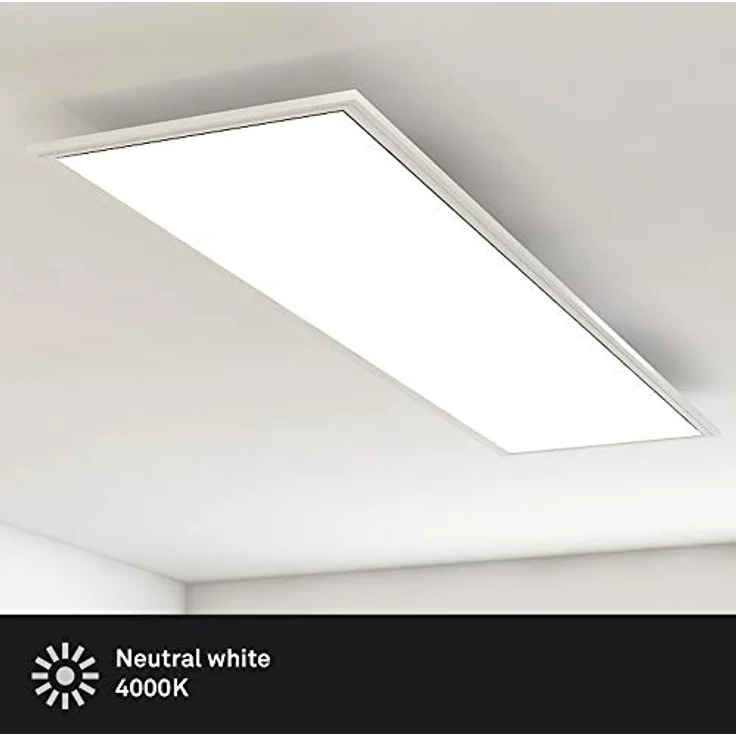 BRILONER – Deckenleuchte, LED Panel, Bürolampe, Deckenlampe, Neutralweißes Licht, 4.100 Lumen, 38W, 119.5 cm – Bild 2
