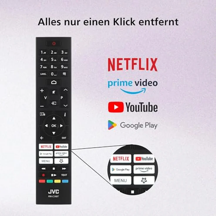 JVC LT-24VAHM355, 24 Zoll Android Smart TV mit HDR, HD Auflösung, 12 Volt Camping TV, Bluetooth und Triple-Tuner – Bild 5