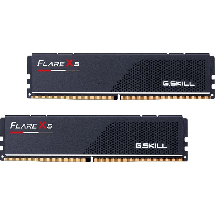 G.Skill Flare X5 DDR5 64GB (2x32GB) PC 5200 CL40, Hochleistungs-Arbeitsspeicher mit RGB-Beleuchtung, Schwarz